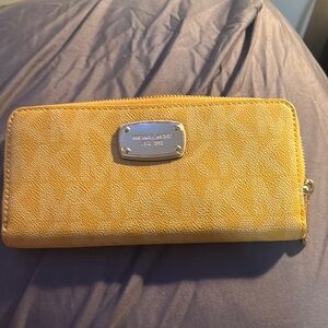 Michael Kors Yellow Wallet